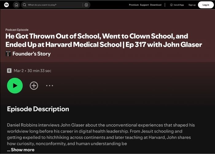 Client episode on Spotify