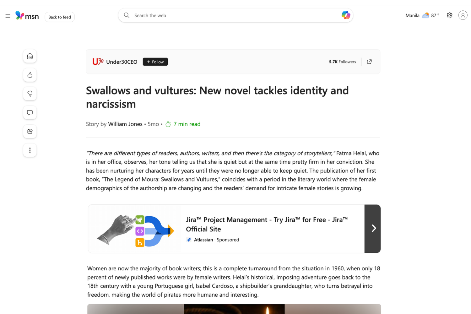 Sample MSN placement by Baden Bower